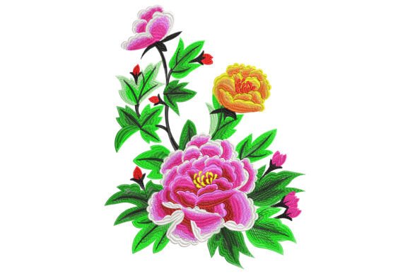 Blooming Peonies Embroidery: A Designer Review
