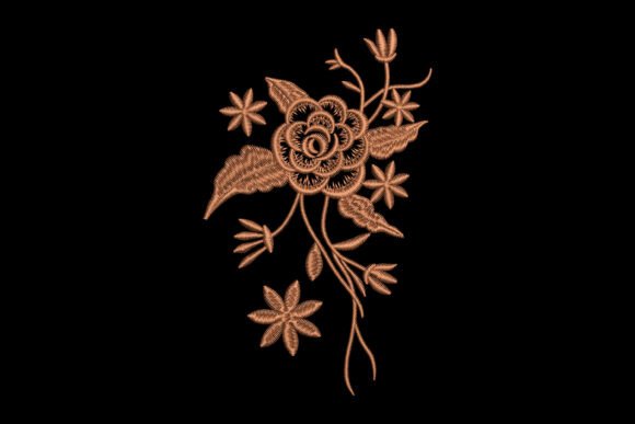 Copper Rose Vine Embroidery: A Designer's Review