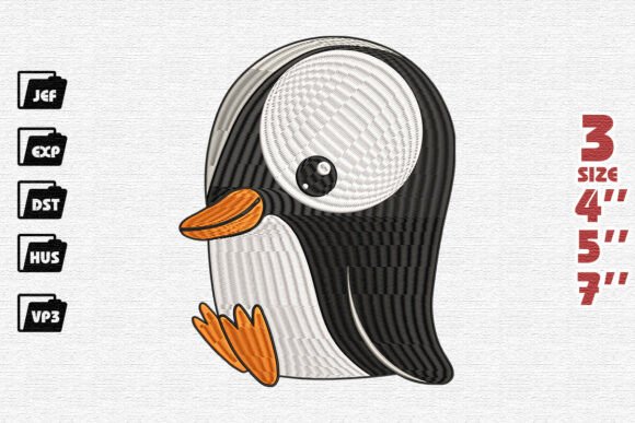 Cute Penguin Embroidery: A Designer's Review