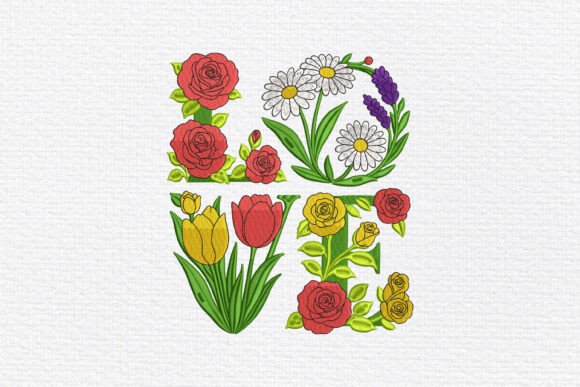 Floral LOVE Embroidery: A Seller's Review