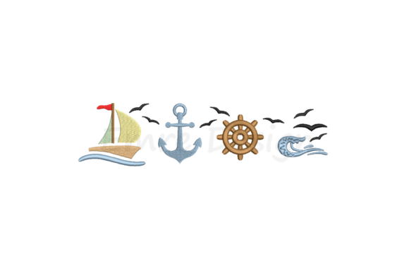 Nautical Embroidery Design Review for Small Business